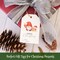 Wrapables Joyful Merry Christmas Holiday Gift Tags with Jute String for Gift-Wrapping, Labeling, Package Decoration (100pcs)